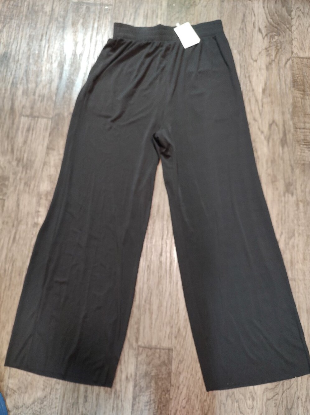 Webtop Wide Leg Black Pull-On Pants Size XL NWT